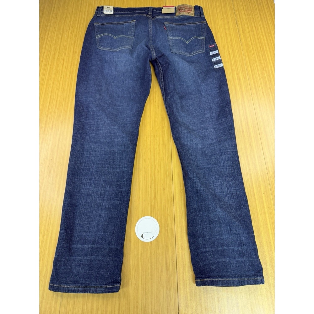 Levis Mens Blue Denim Jeans NEW With Tags 511 Slim Straight Leg Size 36 x 30 - Picture 3 of 6
